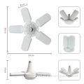 Folding Ceiling Light 5 Angle Adjustable Blades